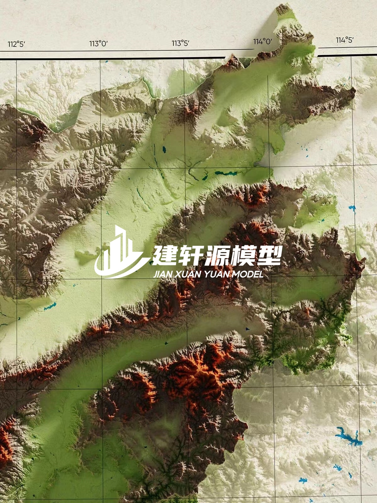 什邡地形模型制作